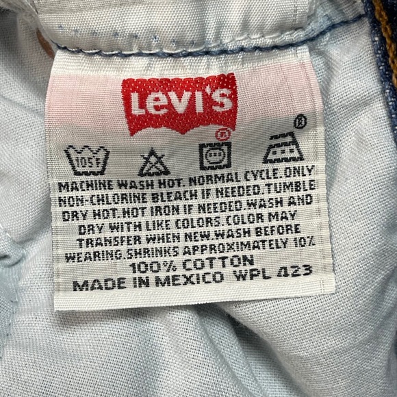 Vintage Levi's 501 Men's 40x28 USA Made Original Fit Jeans Blue Denim 00s - Picture 3 of 10